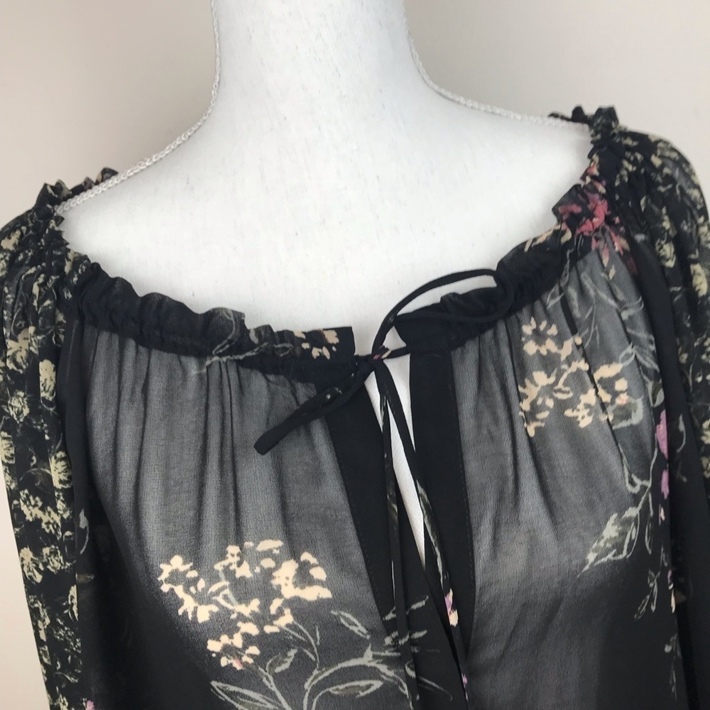 ASTR The Label Sheer Floral Top Size XS - Picture 4 of 7